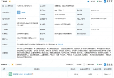智能云沈陽新公司成立，注冊資本1億布局計(jì)算機(jī)系統(tǒng)服務(wù)